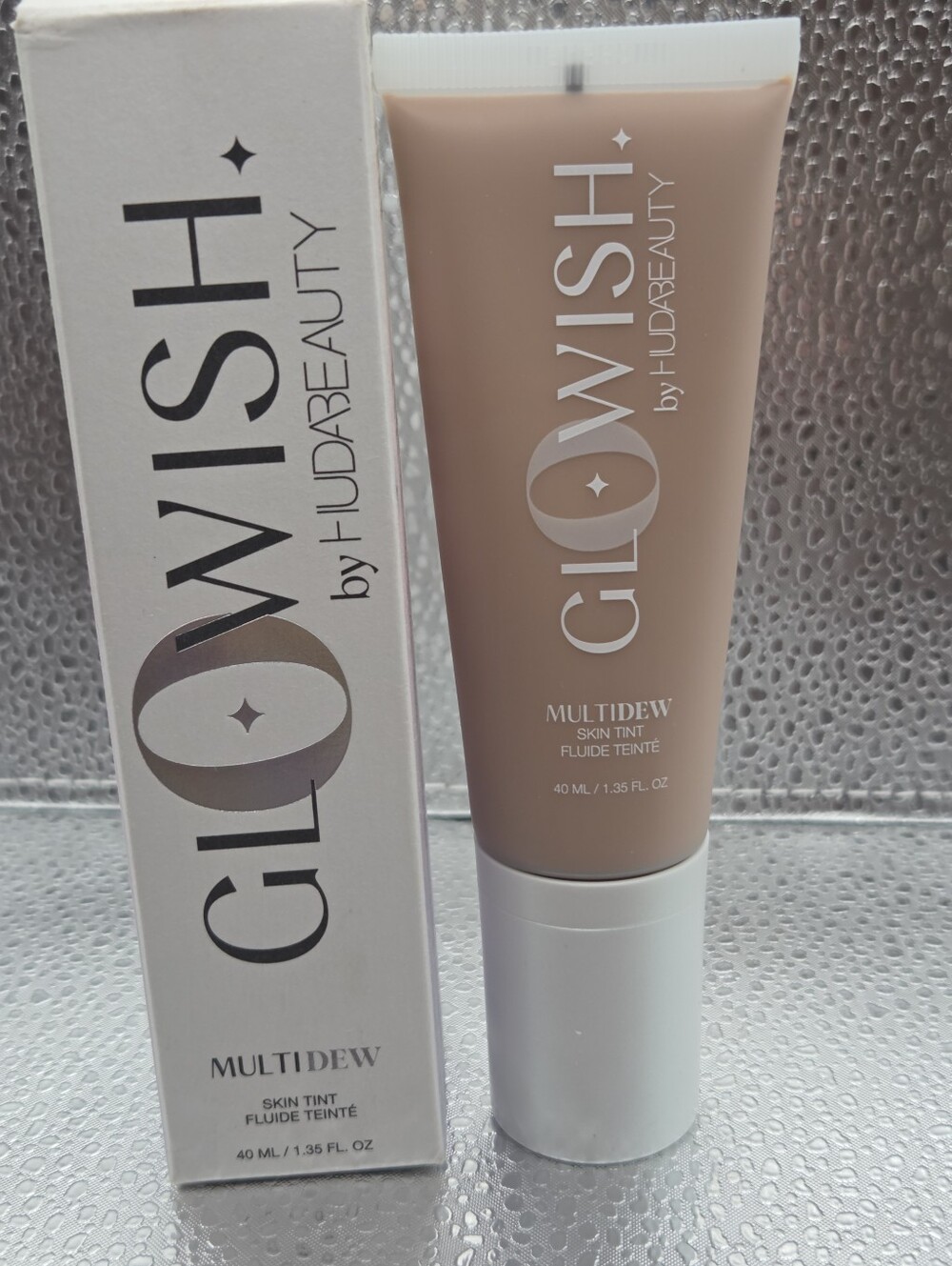 Huda Beauty Glowish Multidew Skin Tint 07 Tan Light 40 ml 1.35 oz NIB